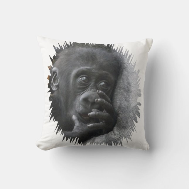 Gorilla Baby 001 Cushion (Front)