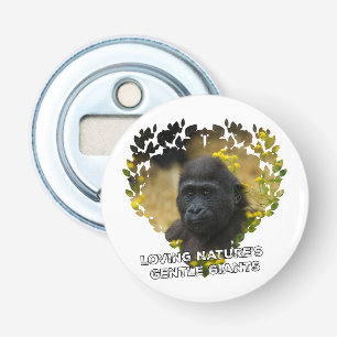 Gorilla Baby - Loving Nature's Gentle Giants Bottle Opener