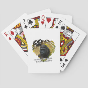 Gorilla Baby - Loving Nature's Gentle Giants Playing Cards