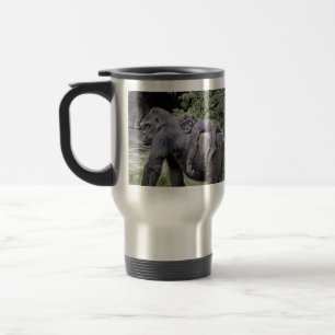Gorilla Baby & Mum Piggyback Travel Mug