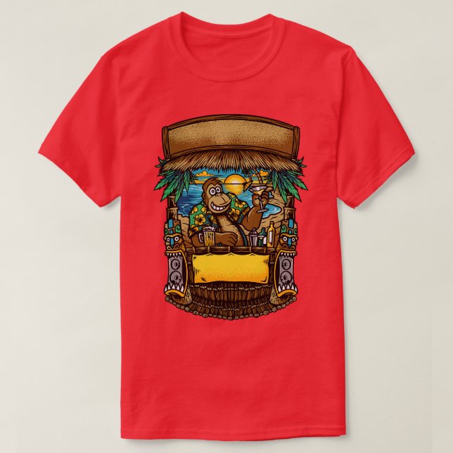 Gorilla Beach Bar  T-Shirt (Design Front)