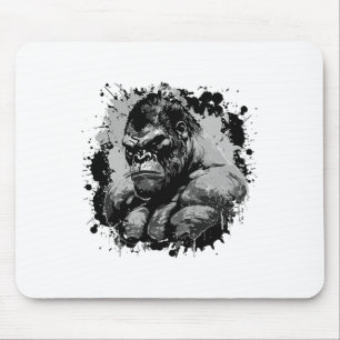 Gorilla Beast Muscles Workout Bodybuilding Boxing  Mouse Mat
