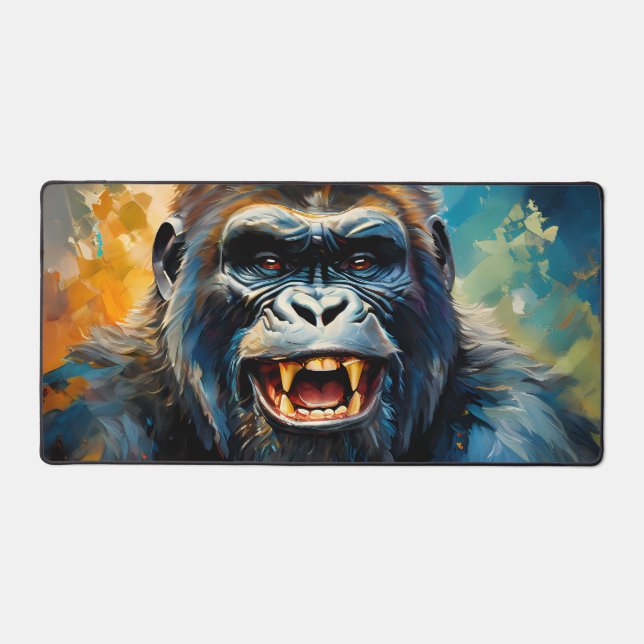  Gorilla big Smile  Desk Mat (Front)