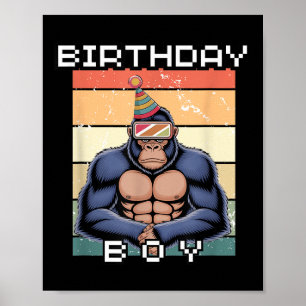 Gorilla Birthday Decorations Monkey Tag Vr Gamer 