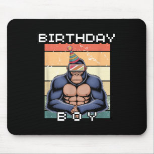 Gorilla Birthday Decorations Monkey Tag Vr Gamer  Mouse Mat