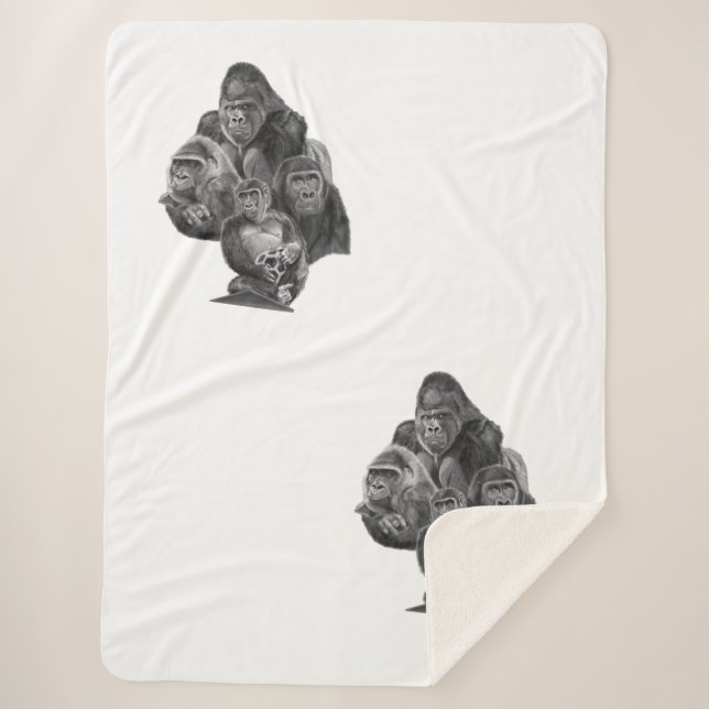 Gorilla Blanket (ゴリラのブランケット）Gorilla Life SHOP (Front)