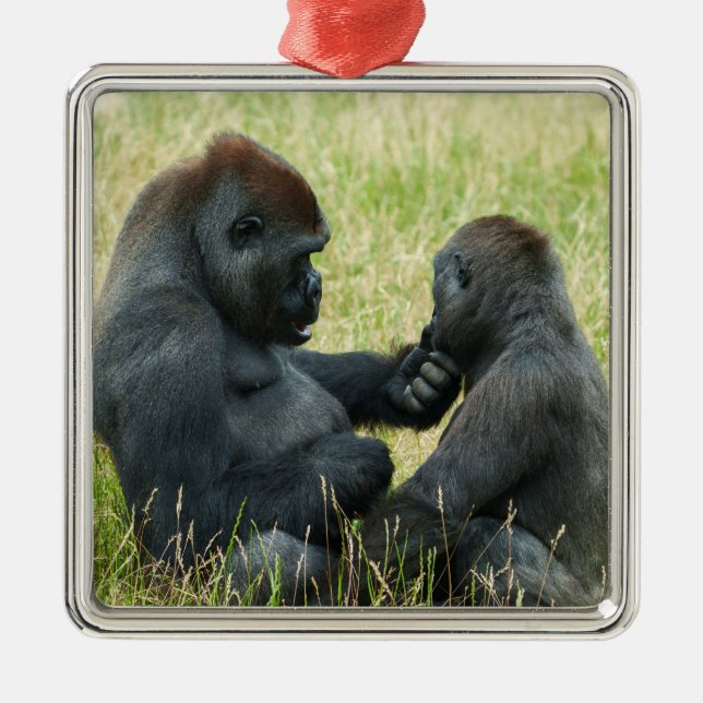 Gorilla Brother's Forever Metal Tree Decoration (Front)