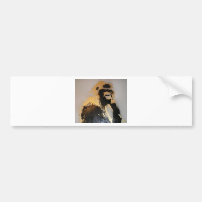 Gorilla Bumper Sticker (Front)