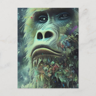 Gorilla Cannabis  postcard
