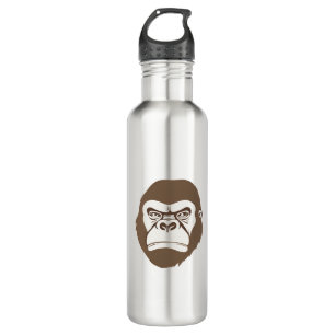 Gorilla Cartoon Drawing 710 Ml Water Bottle