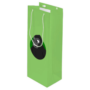 Gorilla Cartoon Wine Gift Bag
