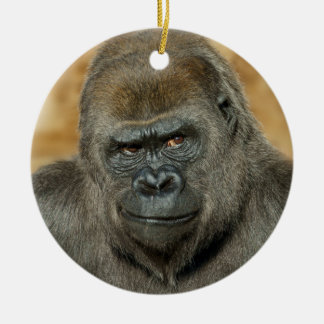 Gorilla Ceramic Tree Decoration