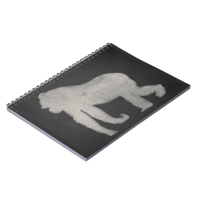 Gorilla Chalkboard Notebook (Left Side)