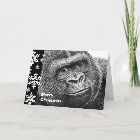 Gorilla Christmas Card Uk
