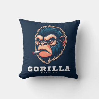 gorilla design pillow