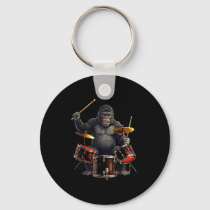 Gorilla Drum Sticks Drummer Kids Boys Men Rock &am Key Ring