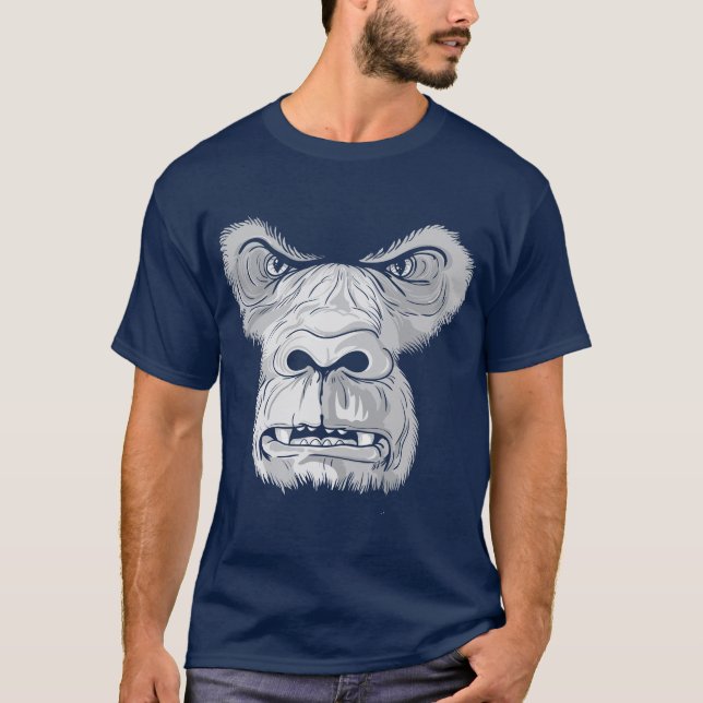 Gorilla Face T Shirt (Front)