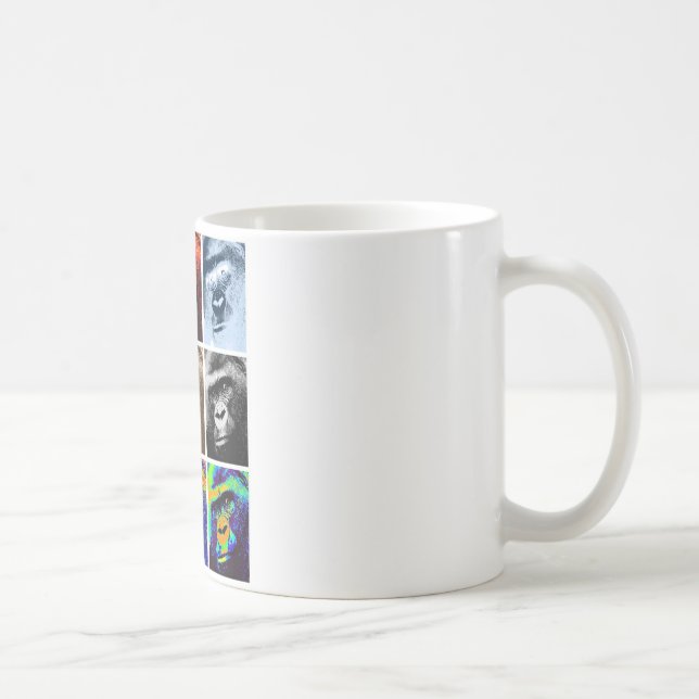 Gorilla Faces Coffee Mug (Right)