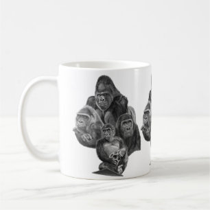 Gorilla Family Mug Gorilla Life