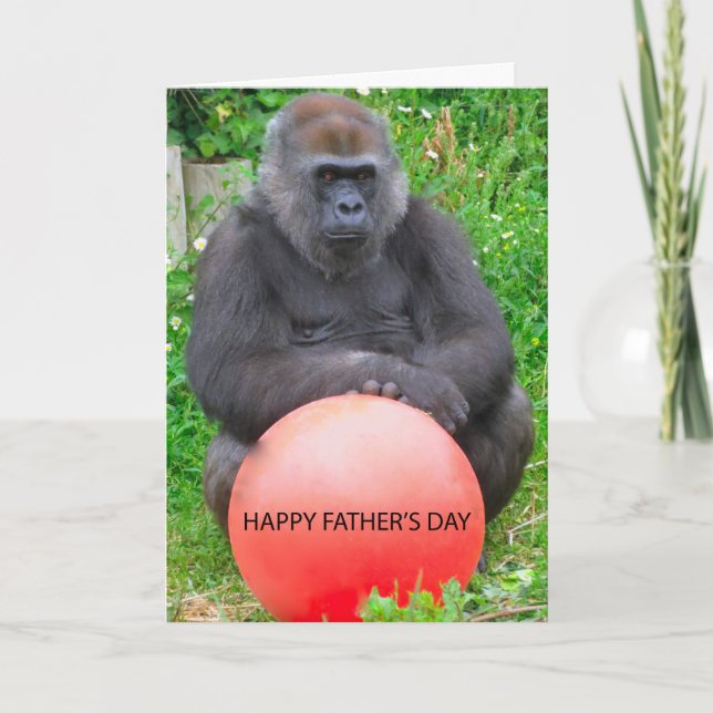 GORILLA — FATHER'S DAY CARD (Front)