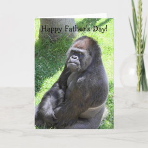 Gorilla Father's Day Card