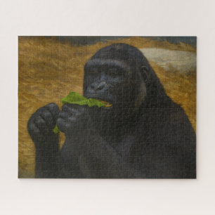 Gorilla Grace – Realistic Wildlife Portrait Jigsaw Puzzle