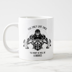 Gorilla Gym Large Coffee Mug