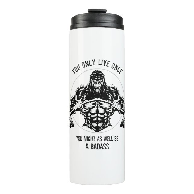 Gorilla Gym Thermal Tumbler (Front)