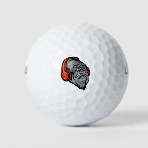 Gorilla headphones The Mountain Big Face, Gorilla Golf Balls