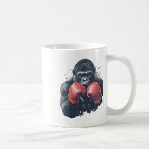 Gorilla In Boxing Gloves - Boxing Training Coffee Mug