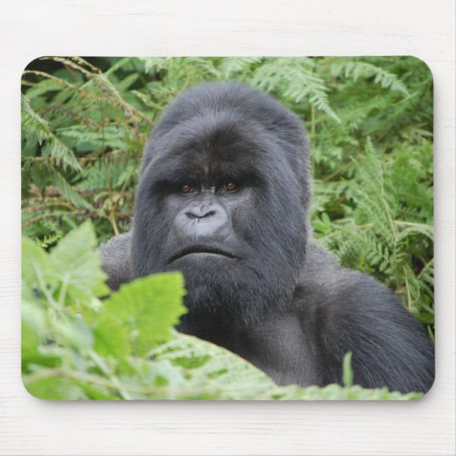 Gorilla in Rwanda Mouse Mat (Front)