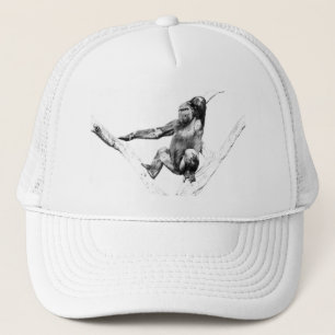 Gorilla in Shadows Trucker Hat