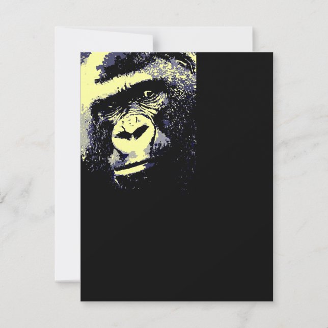 Gorilla Invitation - Funny Gorillas Invitations (Front)