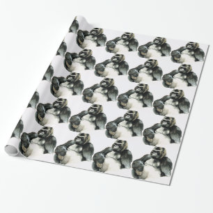 gorilla.jpg wrapping paper