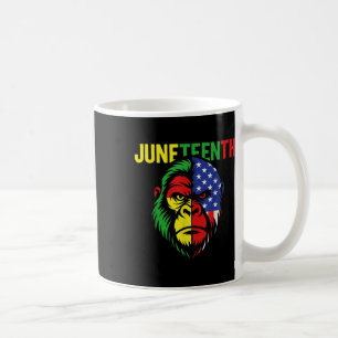 Gorilla Juneteenth Cool Black History African Amer Coffee Mug