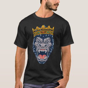 Gorilla King Alpha  Ape Wildlife T-Shirt