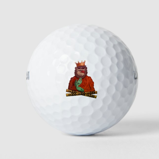 Gorilla King Golf Balls (Front)