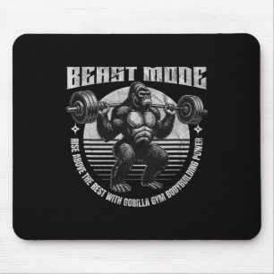 Gorilla Lifts Dumbbell - Fitness  Mouse Mat