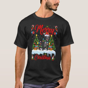 Gorilla Lights Xmas Tree Santa Gorilla Christmas T-Shirt