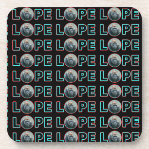 Gorilla Lope Shines in Bright Name Design Coaster