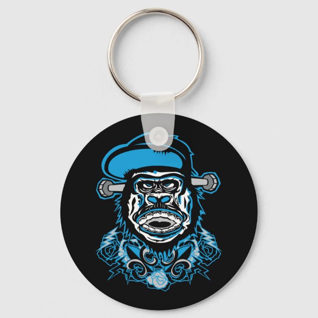 Gorilla Man Key Ring (Front)