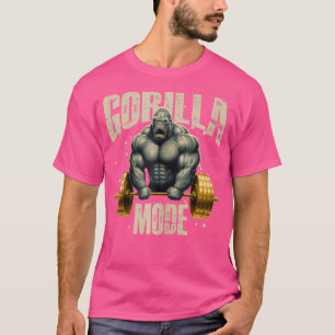 Gorilla Mode  Gym Workout Beast Weightlifting Body T-Shirt
