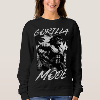 Gorilla Mode Muscles Bodybuilding Beast Gym Workou Sweatshirt