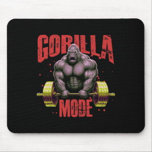 Gorilla Mode Weightlifting Gym Bodybuilding Workou Mouse Mat