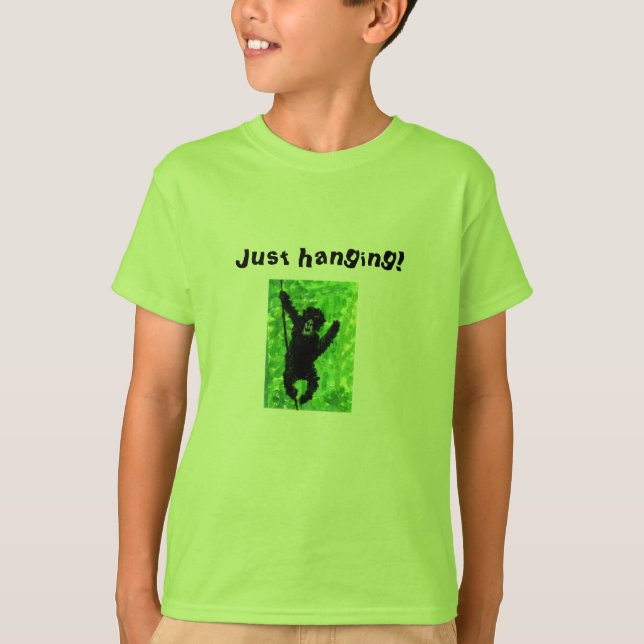 Gorilla Monkey Art T-Shirt (Front)