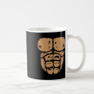 Gorilla Monkey Belly Chest Costume Diy Halloween Coffee Mug