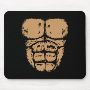 Gorilla Monkey Belly Chest Costume Diy Halloween Mouse Mat
