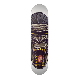 Gorilla Monkey Face Skateboard Deck