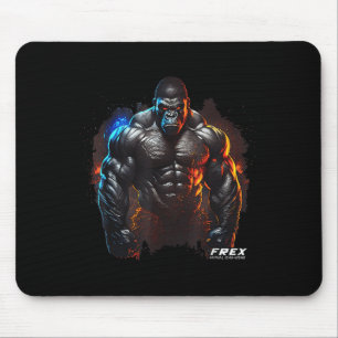 Gorilla Monkey Gym Wear Bodybuilding Workout Motiv Mouse Mat