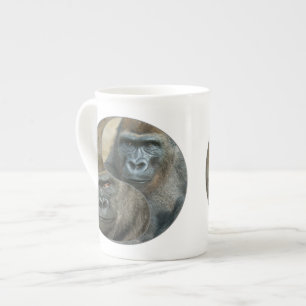 Gorilla Mother and son Bone China Mug